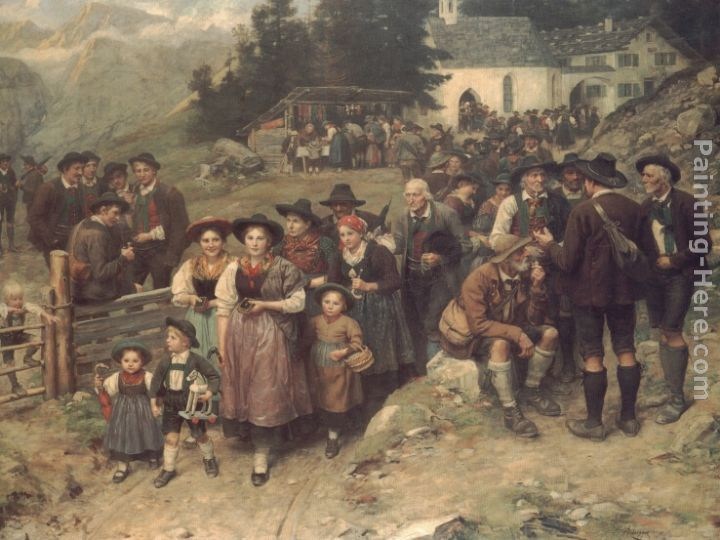 Franz Von Defregger Wallfahrer